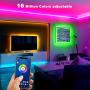 60ft Daybetter Smart Bluetooth Led Lights,5050 RGB Led Strip Lights Kits with Remote, App Control Timer Schedule Led Music Strip Lights(2 Rolls of 30ft)