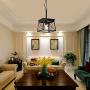 HMVPL Farmhouse Hanging Light, Industrial Pendant Lighting Fixtures Swag Chandeliers Ceiling Lamp for Kitchen Island Dining Room Bedroom Foyer Hallway Front Door