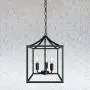 3-Light Black Farmhouse Pendant Lighting Fixture Square Industrial Chandelier Loft Ceiling Light for Kitchen Dining Room Bedroom Foyer 3-Light Black Farmhouse Pendant Lighting Fixture Square Industrial Chandelier Loft Ceiling Light for Kitchen Dining Room Bedroom Foyer