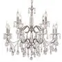DINGGU Luxury Chrome Finish Modern 12 Lights Dia 27.6 Inch Crystal Chandelier Lighing Pendant Lamp Fixtures for Living Room