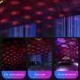USB Night Light, BAILONGJU Star Projector Night Light, Adjustable Romantic red Interior Car Lights, Bending Freely Portable Auto Roof Lights Decoration for Car, Ceiling, Bedroom, Party