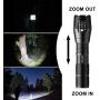 LETMY LED Tactical Flashlight S3000 [4 PACK] - High Lumens, Zoomable, 5 Modes, Waterproof Handheld LED Flashlight - Best Camping, Outdoor, Emergency, Everyday Flashlights