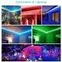 Daybetter Led Strip Lights Waterproof 10M 32.8ft Color Changing RGB 3528 600 LEDs, Led Lights for Bedroom,Holiday