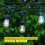 Brightech Ambience PRO LED Energy Efficient 2 Watt Warm White 2500K Dimmable Bulb - Outdoor String Lights – Edison-Inspired Exposed Filaments - 15 Pack - E26 Base