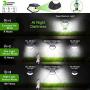 Solar Lights Outdoor Super Bright 194 LED, Solar Wireless Motion Sensor Lights Outdoor, IP65 Waterproof Wall Light, Easy Install Security Lights, for Front Door Garden Patio Pathway Yard(2 Pack)
