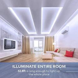 Govee White Led Strip Lights, 6500K Dimmable Light Strip for Room, Cabinet, Closet, 32.8 Feet