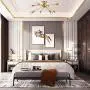 KOSTOMO 8 Light Sputnik Chandelier Brushed Brass Rustic Flush Mount Ceiling Light Gold Modern Pendant Lighting Fixtures for Kitchen Bathroom Dining Room Bedroom Hallway （8C Lights-Brass）