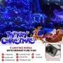 Outdoor Christmas String Lights 105ft 320 LEDs 8 Modes Memory Function Waterproof End to End Expandable Halloween Decorations Fairy Lights for Patio Home Tree Wall Party Wedding UL 588 Approve (Blue)