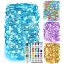 Solhice 66ft Color Changing LED Fairy Lights USB Powered, Bedroom 200 LEDs RGB String Lights with Remote Control, Chasing Lights Waterproof for Party Valentines Day Wedding Decoration