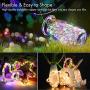 YoTelim LED Fairy Lights Battery Operated Outdoor 33Ft 100 LED String Lights with Remote, 16 Color Changing Lights Twinkle Firefly Lights for Bedroom Party Wedding Christmas, Patio