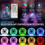 Bluetooth LED Strip Lights Music Sync App Control, 32.8FT/10M Flexible RGB LED Light Strips for Bedroom Room Decor with Remote Color Changing Neon Lights 300LEDs 5050 Tape Lights 12V Mood Lighting