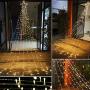 PUHONG Christmas Decoration Star Lights Outdoor,317 LED 16.4Ft Christmas Tree Toppers String Lights[8 Modes& Waterproof] for Halloween Xmas New Year Holiday Birthday(Iron) (Warm White)