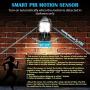 Ottymer Battery Motion Sensor Lights, 600 Lumens Wireless LED Security Wall Spotlight for Driveways Gardon Yard Walkways and Stairs (2Pack)