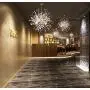 GDNS 12 Pcs Lights Chandeliers Firework LED Light Stainless Steel Crystal Pendant Lighting Ceiling Light Fixtures Chandeliers Lighting,Dia 23.5 inch