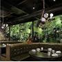 RTRY Modern Romantic Living Room lamp Panda Zoo Decoration Hemp Rope Chandelier Bar Restaurant Bed And Breakfast Style Wooden House Plant Lamp Living Room, Bedroom, Corridor, Study, Dining Room, Kitch