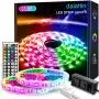 65.6ft Led Lights for Bedroom dalattin Led Strip Lights Color Changing Lights with 44 Keys Remote,2 Rolls of 32.8ft