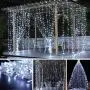 Twinkle Star 300 LED Window Curtain String Light for Christmas Wedding Party Home Garden Bedroom Outdoor Indoor Wall Decoration (White) Twinkle Star 300 LED Window Curtain String Light for Christmas Wedding Party Home Garden Bedroom Outdoor Indoor Wall Decoration (White)
