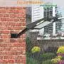 efiealls 2 Pack Solar Lights Outdoor 48 Led 180° Adjustable Angle Solar Outdoor Security Night Light Wireless Motion Sensor & 3 Lighting Modes for Home Farm Path Patio Yard Step Garden Garage Pool