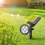Nekteck 4 Pack Solar Lights,2-in-1 Outdoor Solar Spotlights Powered Adjustable Wall Light Landscape Lighting,Bright and Dark Sensing,Auto On/Off for Yard, Pathway, Walkway, Garden, Driveway