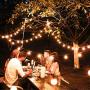 PARTPHONER Outdoor String Lights, 25Ft G40 Globe Patio Hanging Lights with 27 Edison Clear Bulbs(2 Spare), Waterproof Connectable Porch Lights for Bistro Garden Backyard Balcony Wedding Party Decor