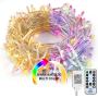 Fairy Lights Multicolor Outdoor String - Lights 80Ft 200 LED Christmas tree Lights,Room Lights Color Changing White Christmas Light,Fairy Lights with Remote&Timer for Easter Pastel,Party,Wedding