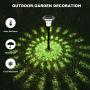 UMICKOO Solar Lights Outdoor, 8 Pack Auto Changing Solar Pathway Colorful Bright Glass Garden Lights,Waterproof Solar Powered Landscape Lights for Lawn Patio Courtyard Walkway Yard (Warm White)