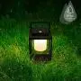 FLORNIA Outdoor Hanging Lantern Rechargeable LED Metal Patio Waterproof Light for Table Pathway Deck Yard Camping IP44