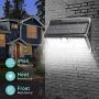 EZBASICS Solar Lights Outdoor, 3 Optional Modes Wireless Motion Sensor Light -120° Wide Angle, IP 65 Waterproof Powered Wall Light, Security Lights for Garden, Front Door, Yard, Garage, Deck, 2 Pack