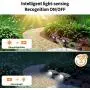 GUMGLEX Solar Landscape Lights Outdoor - 10 LED Spot Wall Lights 2-in-1 IP67 Waterproof - Intelligent ON/Off Sensors - Transparent Top Cover - 6500K - Cold White - 4 Pack GUMGLEX Solar Landscape Lights Outdoor - 10 LED Spot Wall Lights 2-in-1 IP67 Waterproof - Intelligent ON/Off Sensors - Transparent Top Cover - 6500K - Cold White - 4 Pack