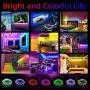 Led Strip Lights 32.8ft 1 roll ROYALPALM APP Control RGB 5050 LED Lights with Music Sync 40 Keys Remote Control for Home Living Room Bedroom Kitchen Party Decoration Led Strip Lights 32.8ft 1 roll ROYALPALM APP Control RGB 5050 LED Lights with Music Sync 40 Keys Remote Control for Home Living Room Bedroom Kitchen Party Decoration