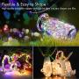 ANJAYLIA 2 in 1 Warm White & Multicolor 33ft 100 LED Fairy Lights, USB Powered Plug-in Powered Waterproof String Lights with Remote Timer Adapter for Bedroom Garden Wedding Party Christmas Decorations