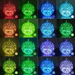 Christmas Fairy Light 33 Feet 100 Led Color Changing String Lights with Remote for Bedroom Wedding Holiday Decoration 16 Colors Dedicated Plug Included