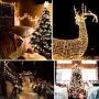 Indoor String Lights, Christmas Decorations Lights, 200 Leds, Usb Powered Warm Dimmable Copper Wire Lights, Remote Control, 8 Lighting Modes, 65.6ft, For Rooms, Christmas, Parties, Weddings, Etc.