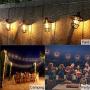 Solar String Lights Outdoor Waterproof 15 FT, Solar Powered Outdoor String Lights with 8 Bulbs, Backyard Lights Outdoor Good for Gardens, Porches or Yards