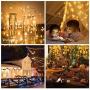 [2 Pack] Upoom Solar Fairy Lights, 200 LED Outdoor Solar String Lights Garden Copper Wire Decorative Lights 66Ft Waterproof Indoor Outdoor Lighting for Garden, Patio, Yard, Christmas