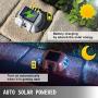 Happybuy Solar Driveway Lights with Switch - Dock Lights LED Bright Blue - Solar Deck Lights with Screw Outdoor Waterproof Flat for Lake, Boat, Marine, Warning