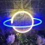iceagle Planet Light Neon Signs Neon Lights for Wall Decor,USB or Battery LED Signs for Bedroom, Decorative Neon Light Sign for Christmas,Birthday Party, Living Room, Girls,Kids Room
