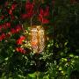 Solar Lantern Outdoor Solar Light Metal Hanging Solar Garden Lantern for Patio , Courtyard, Party, Walkway,Terrace, Garden, Lawn Decorative 1 Pc (Copper)