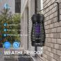 GLOUE Bug Zapper for Outdoor - High Powered Waterproof Electric Mosquito Zapper Killer, Insect & Fly Trap , Light Bulb Lamp for Backyard, Garden, Patio, Home GLOUE Bug Zapper for Outdoor - High Powered Waterproof Electric Mosquito Zapper Killer, Insect & Fly Trap , Light Bulb Lamp for Backyard, Garden, Patio, Home