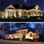 LED Landscape Lights Low Voltage 12V AC/DC 10W Warm White Outdoor Spotlights IP66 Waterproof for Garden Pathway-8pack