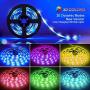 LED Strip Lights Battery Powered, 6.5FT/2M RGB LED Light Strip SMD5050 60 LEDs Rope Lights Color Changing Flexible LED Strip Kit for Home Bedroom DIY Party Indoor Outdoor