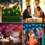 Star String Lights LINGSFIRE Twinkling Fairy Lights 23ft 50 LED Twinkle Star Lights with Remote USB Powered Hanging String Lights Indoor Outdoor for Bedroom Kids Room Patio Tent Christmas Party