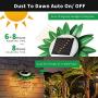 MZD8391 2Pack 60LED Pineapple Solar Patio Lights Outdoor, Waterproof Solar Lantern, Dusk to Dawn Sensor Solar Lights for Yard Garden Driveway Porch Walkway Patio Decoration, Warm White (Upgraded)