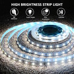 JESLED 65.6ft/20M Cool White LED Strip Lights ,6500K,Dimmable,24V DC LED Tape Lights for Living Room, Kitchen, Cabinet, Media Room, Dining Room, Corridor Decoration