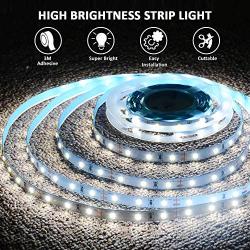 JESLED 65.6ft/20M Cool White LED Strip Lights ,6500K,Dimmable,24V DC LED Tape Lights for Living Room, Kitchen, Cabinet, Media Room, Dining Room, Corridor Decoration