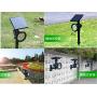 Suneng Power Solar Spot Lights Outdoor Color Change Remote Control Landscape Tree Spotlights Waterproof Security LED for Garden Lawn Yard Step Walkway Pathway Auto on/Off