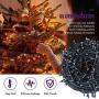 Christmas String Lights Outdoor Indoor Fairy Lights 8 Modes 300 LED 105FT for Christmas Tree Party Decoration（Warm White）