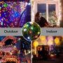 Joomer 2 Pack Solar Christmas Lights 72ft 200 LED 8 Modes Solar String Lights Waterproof Solar Fairy Lights for Garden, Patio, Fence, Balcony, Outdoors (Multi-Color)