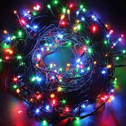 Twinkle Star 200 LED 66FT Fairy String Lights,Christmas Lights with 8 Lighting Modes,Mini String Lights Plug in for Indoor Outdoor Christmas Tree Garden Wedding Party Decoration, Multicolor