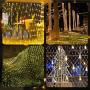 Net Lights Mesh Lights, 9.8ft x 6.6ft 200-LED with Remote Control and 10-Lighting Modes for Halloween Christmas Weddings Parties Indoor/Outdoor Decor (Warm White)